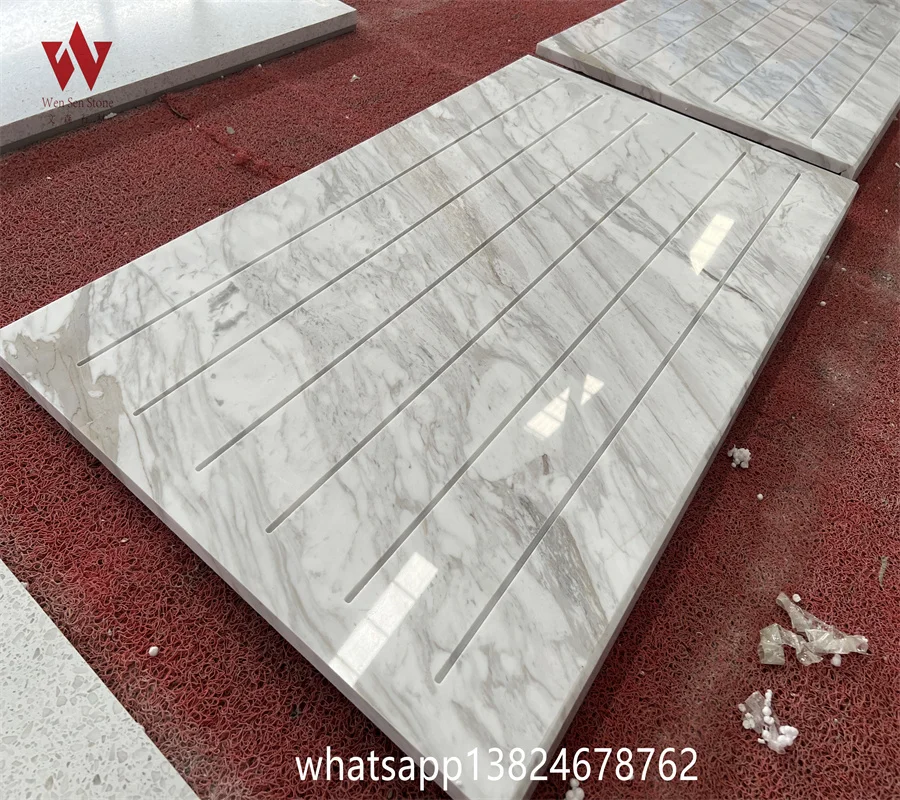 high quality stone furniture and fluted marble panel for hotel baggage holder strong luggage carrier