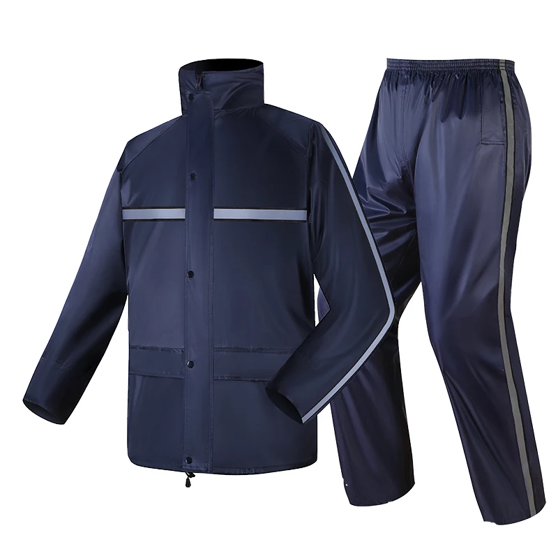 Customized Motorcycle Rain Coat Waterproof Raincoat For Motorcycle Riders With Reflective Strip Impermeables Para Lluvia