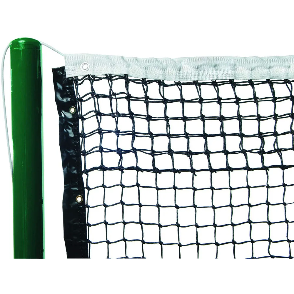 good price knotted polyethylene 3.0mm Thread Protective Training Outdoor Safety tennis net for court