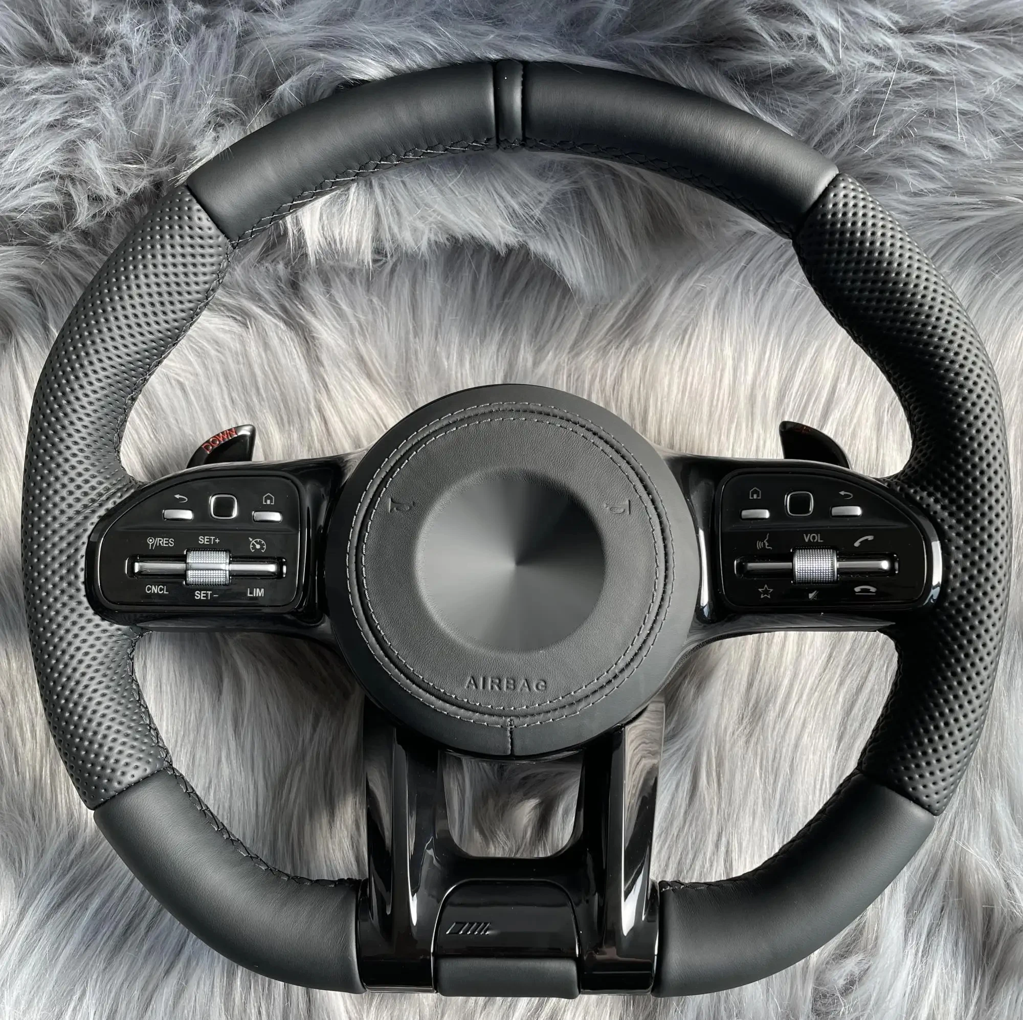 Руль AMG для бензов c190 W117 W166 W177 W197 W205 W216 W217 W218 W222 W253 W257 W463 W464 GLE G63 C63