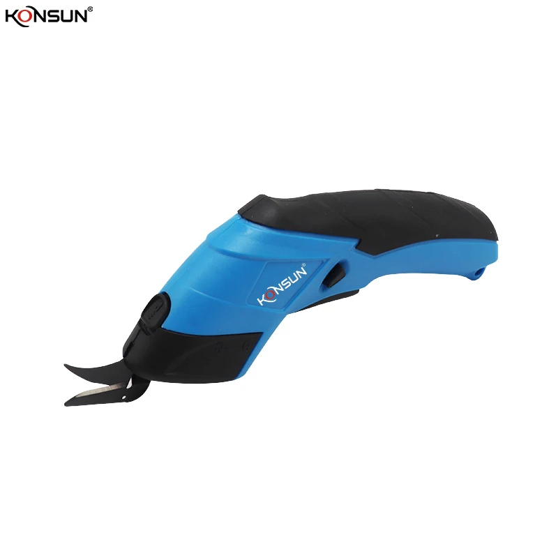 KONSUN 3.6V lithium cordless electric cloth or paper cutter scissor with USB charger wire