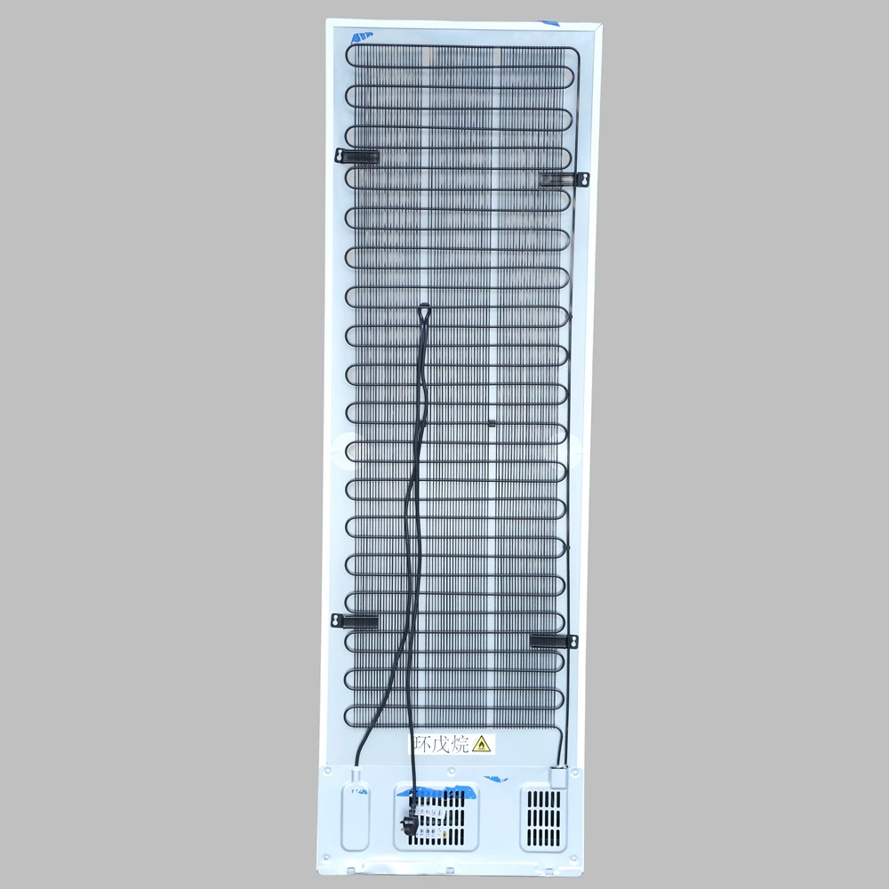 Household Appliance Defrosting Compressor French Glass Door OEM Stainless Steel Refrigerator Fridge Cooler For Wine
