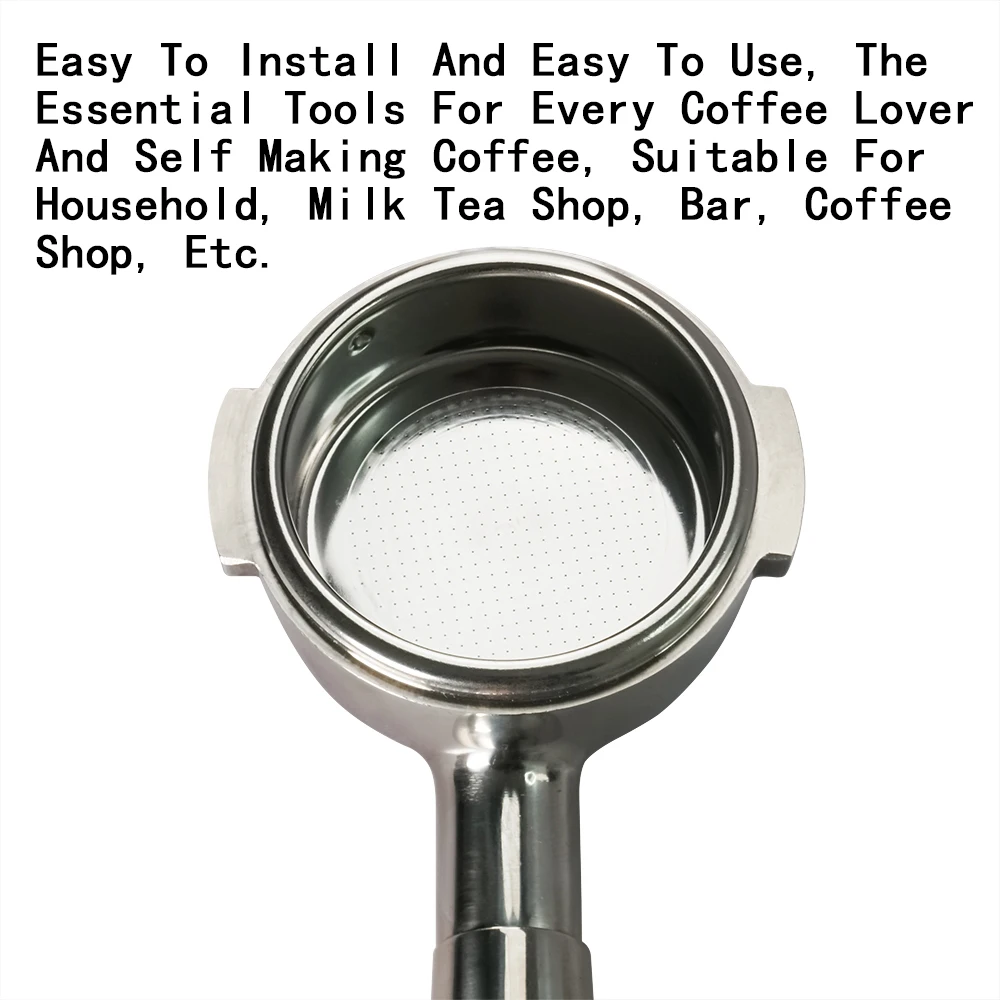 1PCS Customized Metal 58mm Coffee Filter Basket Stainless Steel Insert Filter Basket For Coffee Machines And Portafilter