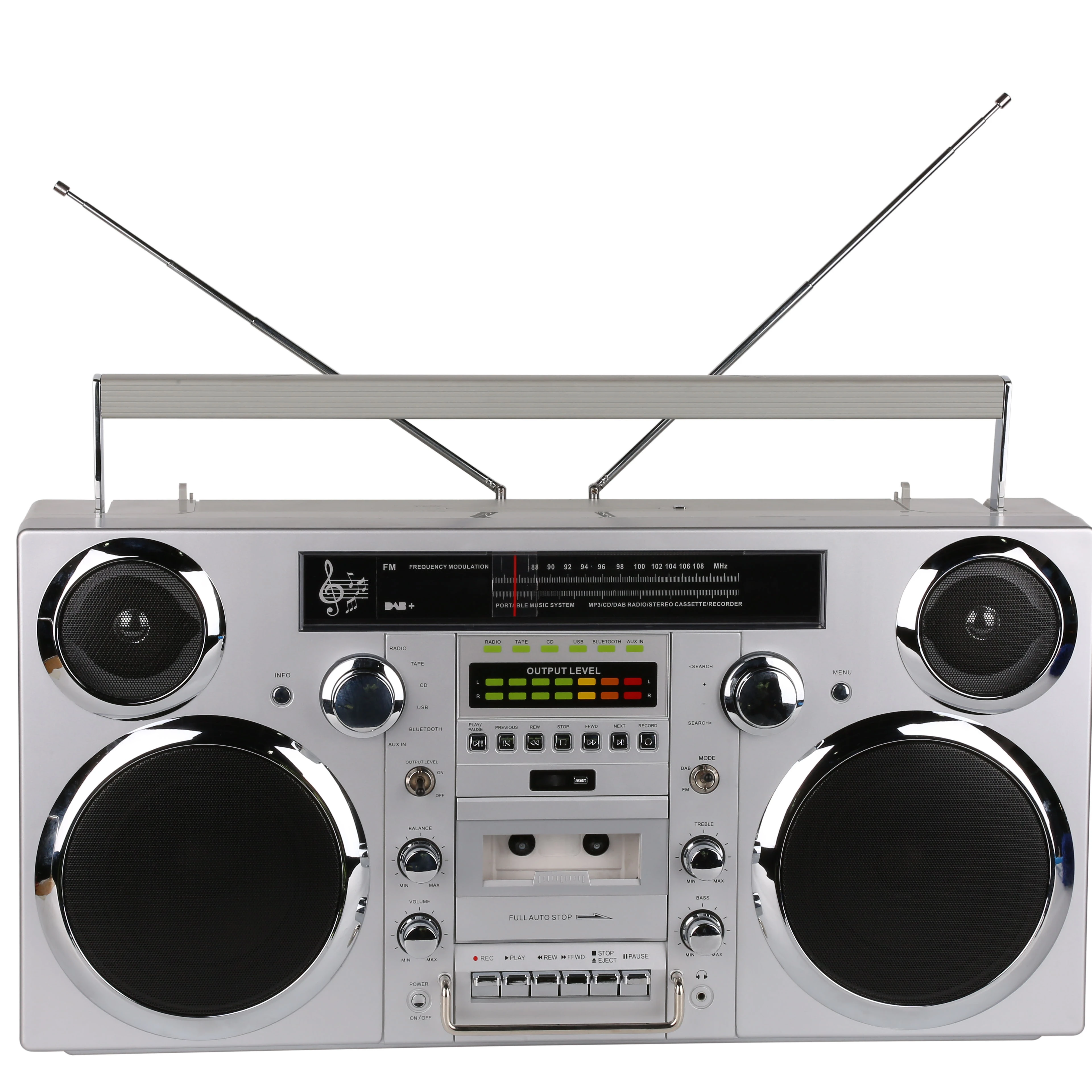 
 Высококачественный CD Бумбокс со встроенным динамиком Bluetooth USB  