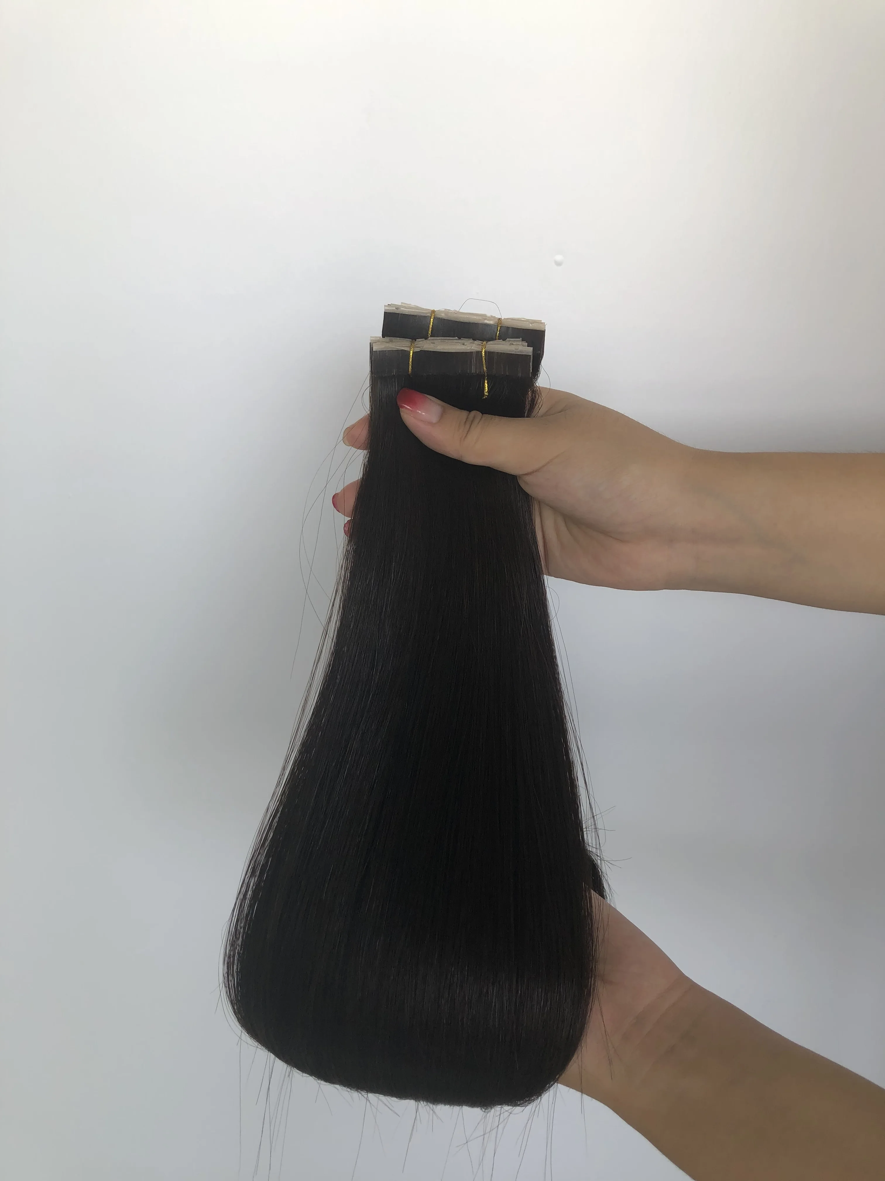 New arrival double sided tape twin tape hair extension, 100% virgin cuticle aligned human hair