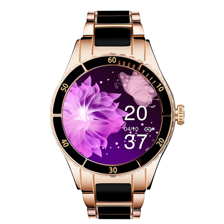 Z73 Round Screen Smart Band Health Monitor Lady Girl Smartwatch Music Player Diy Custom Smart Wristwatches For Women