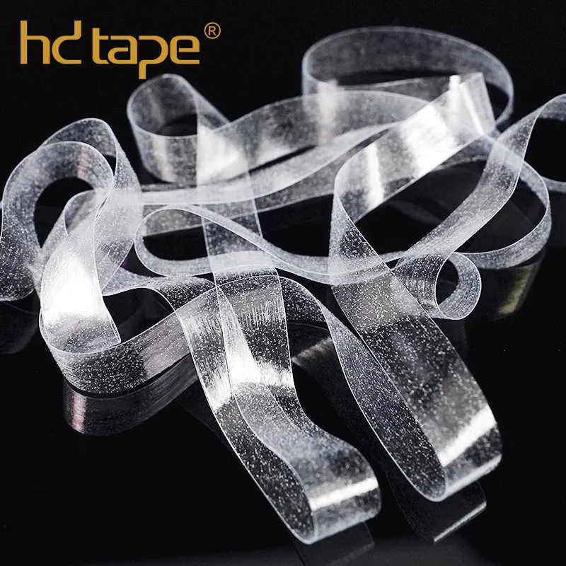 Oeko-tex 100 certificate factory 5mm 6mm tpu clear elastic mobilon tape