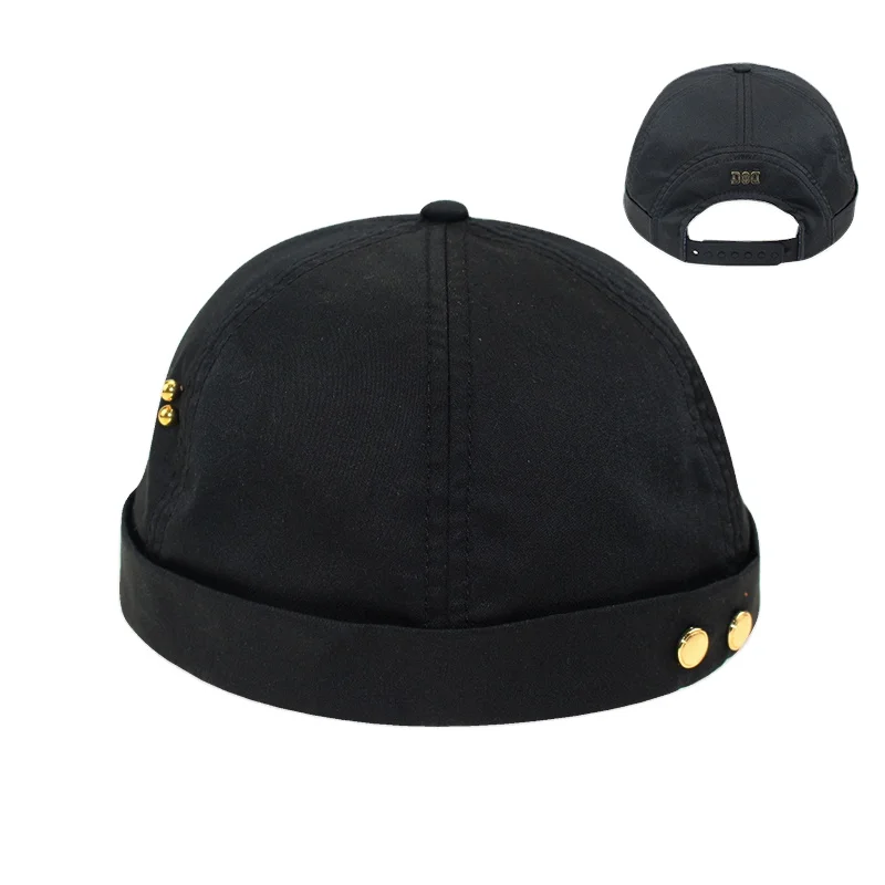 Модные однотонные нейтральные черные фетровые шляпы в стиле хип-хоп