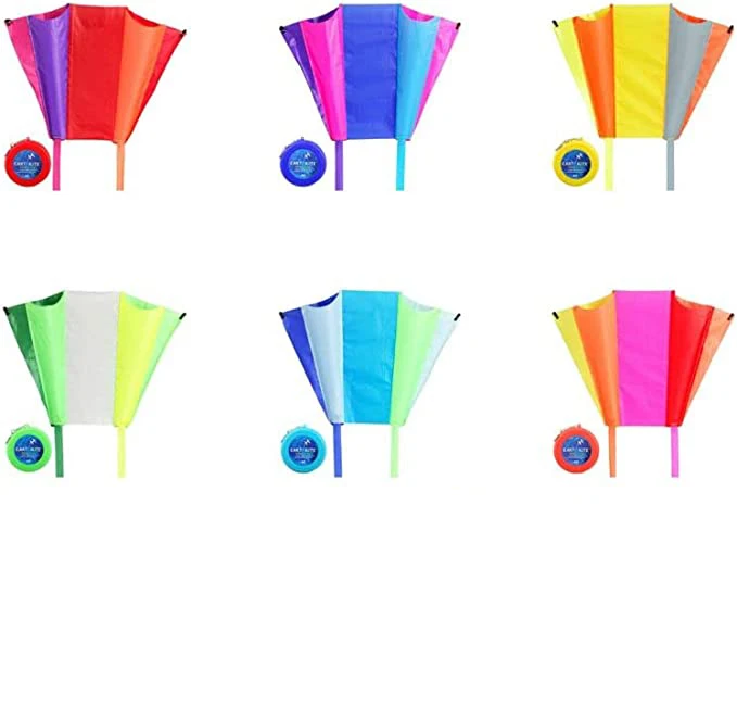 mini rainbow pocket kite for children from weifang yuanfei kite factory