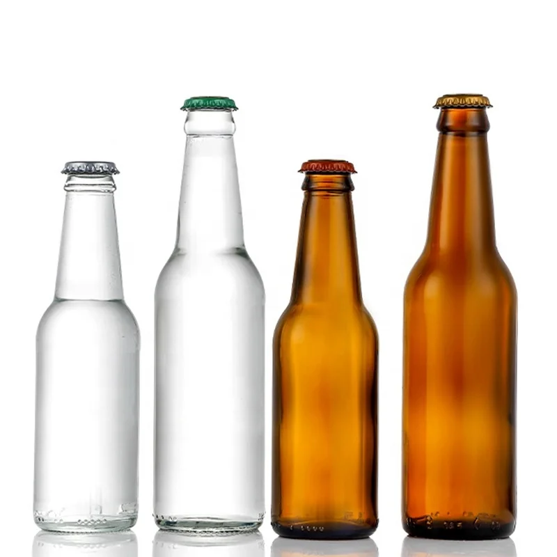 Chinese products/suppliers Customized 100 150 250 330 375 500 750 1000 vodka rum round beer glass bottles