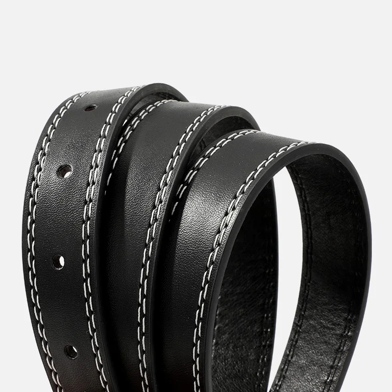 Durable Dress Pant Belt Women Leather Waist Belt