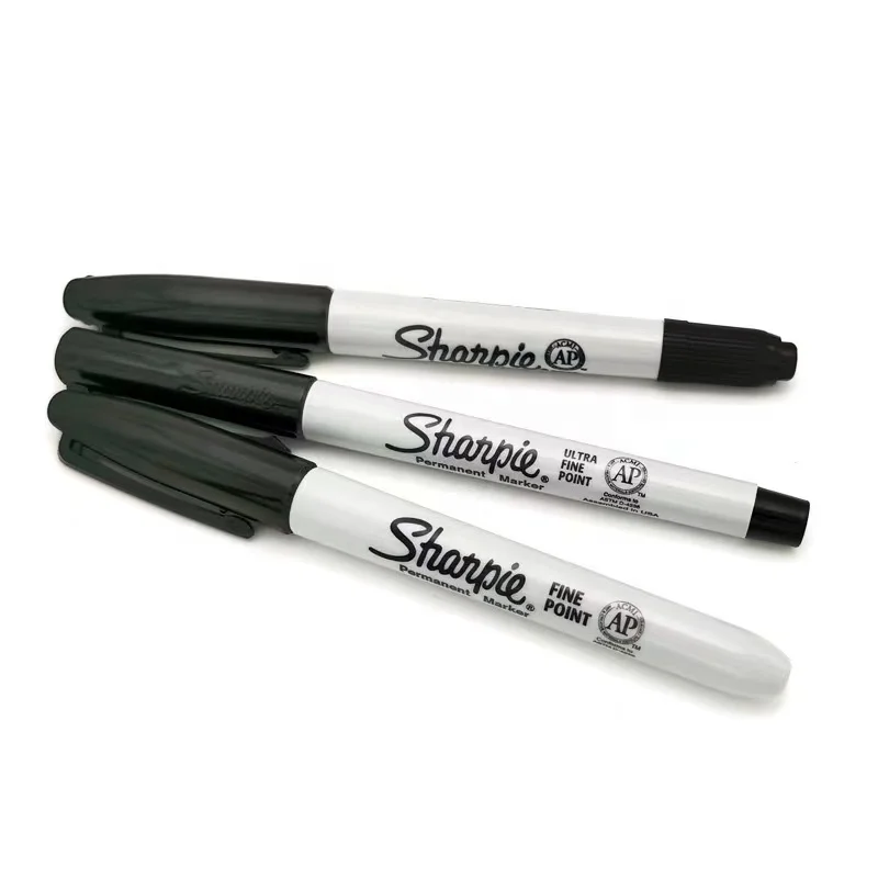 Sharpie Black Blue Red Color Permanent Marker Pen with fine tip