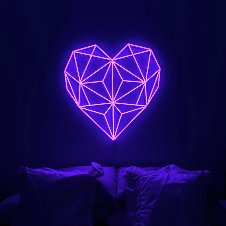 Ready to ship romantic name custom led neon light sign flex neon letter for wedding decoration