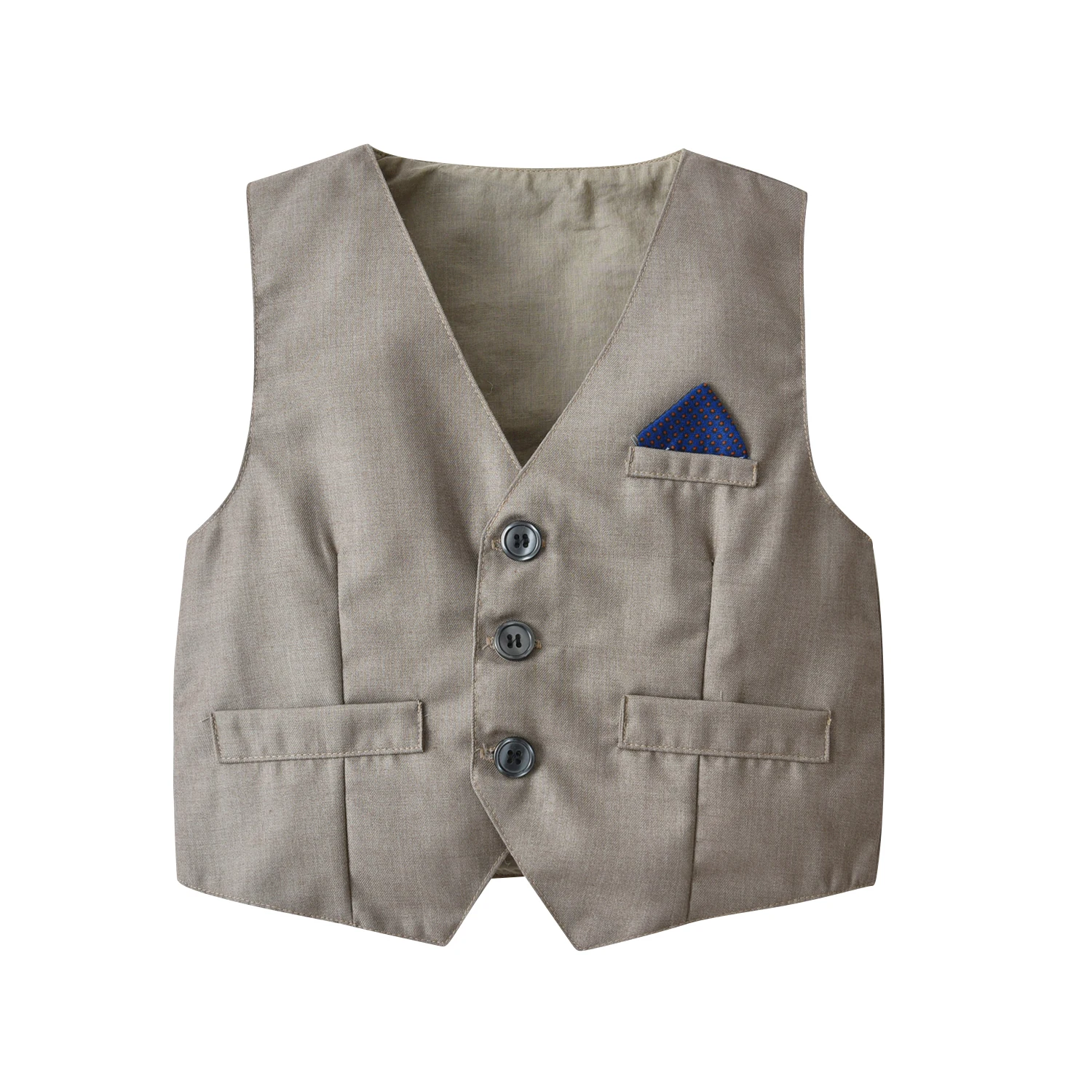 New long sleeve single breasted shirts tops bow tie pants vest 3pcs gentleman boys clothing sets