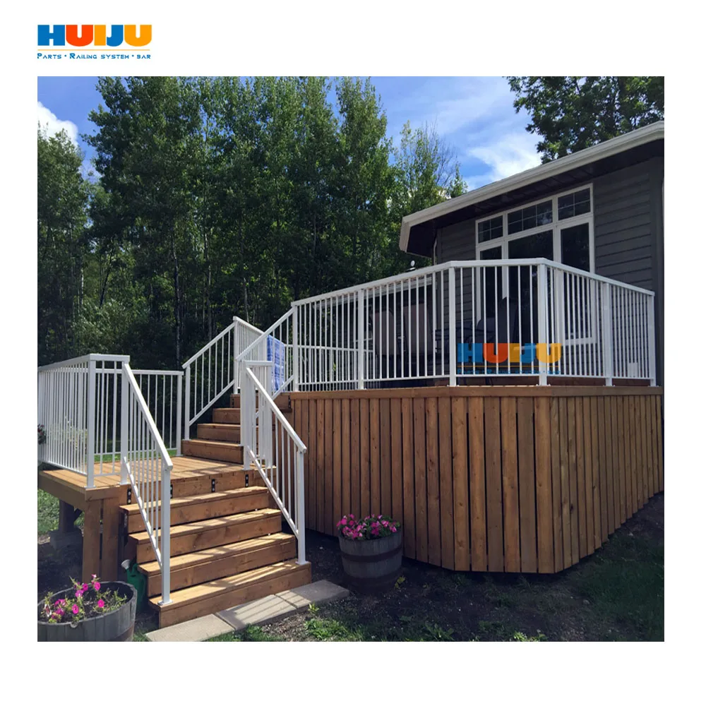 HJ Custom Modern Lightweight Outdoor Metal Garden Fence Aluminum Fence Laser Cutting