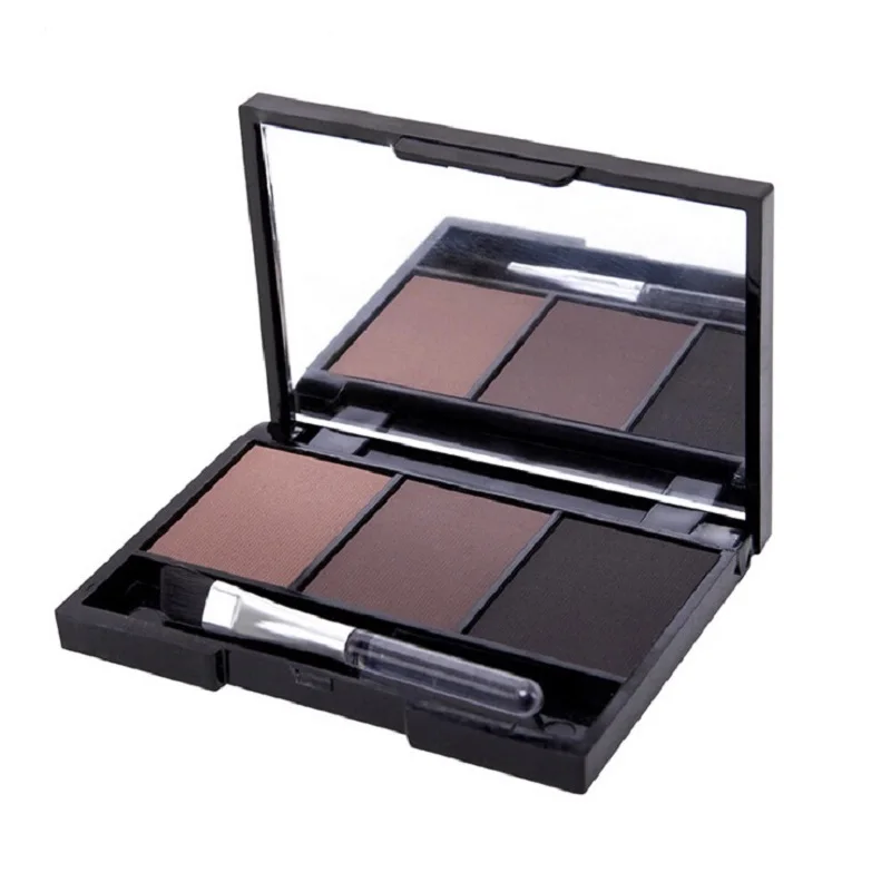 Водостойкая Трехцветная Изысканная пудра для бровей для начинающих