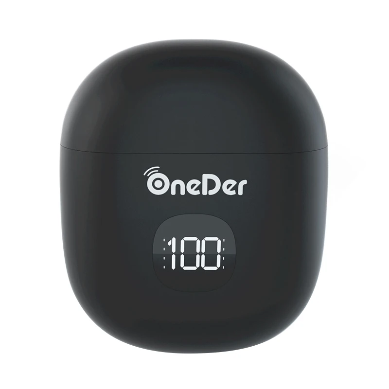 OneDer W16 2021 Лидер продаж на Amazon водонепроницаемые беспроводные мини-наушники TWS 5 0 наушники со светодиодным дисплеем для мобильного телефона