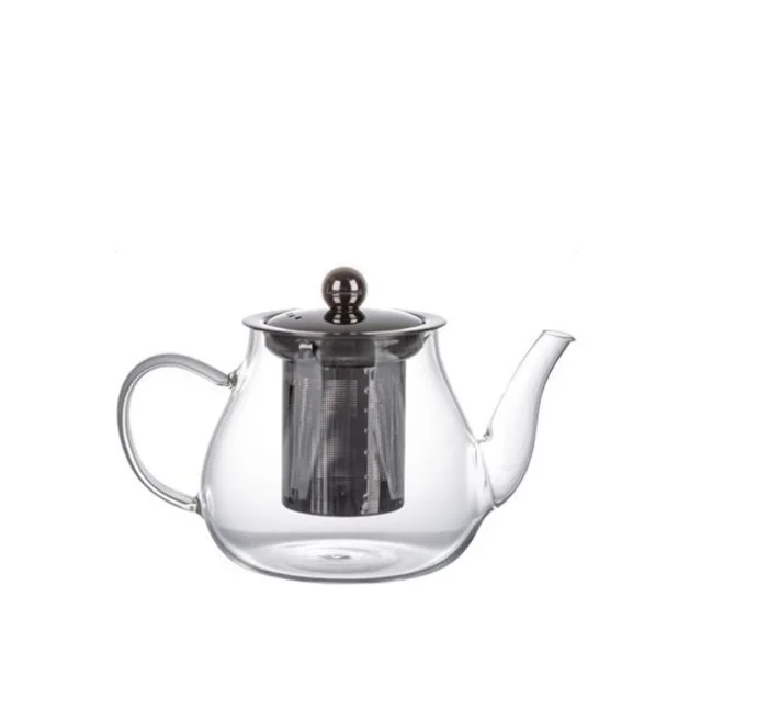 Wholesale free OEM High Borosilicate Heat Resistant Teapot With Infuser Glass Teapot Set Teapot With Infuser