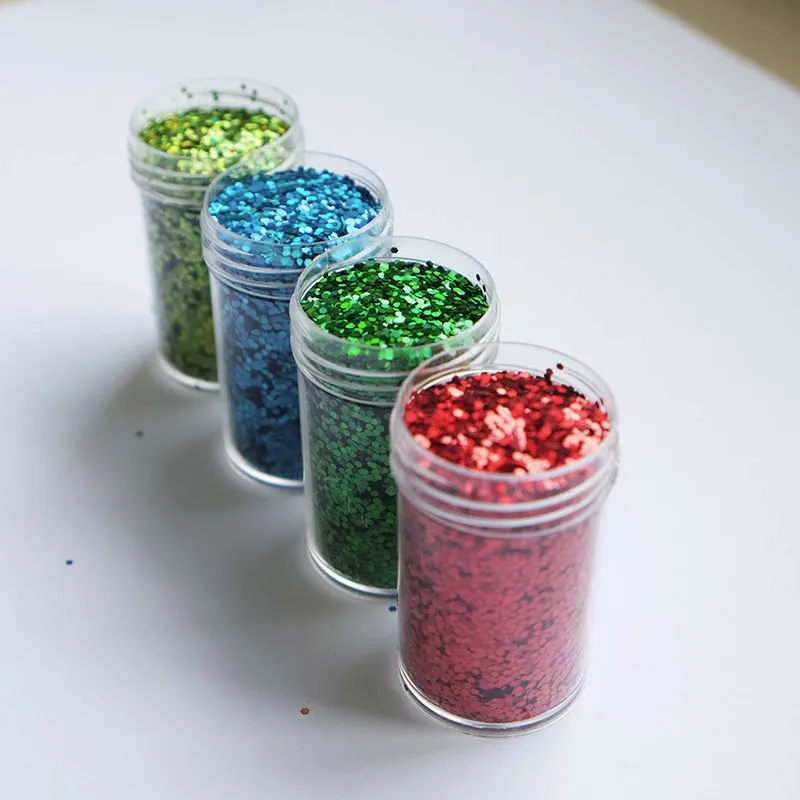 Shaker Jars Glitter Factory Wholesale Holographic Ultra Fine Glitter Set Nail Body Decoration Christmas