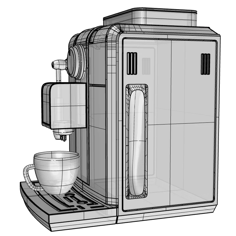 Custom home coffee machine Coffee machine design Product structure design Industrial design Acceptance 3D drawings