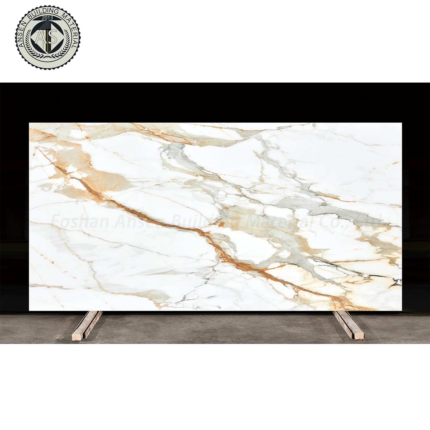 3D ink printed big size quartz stone full body 2cm 3cm thickness polished artificial quartz stone sheet