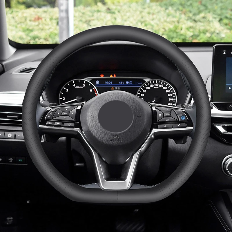 Carbon Fiber Leather Car Steering Wheel Covers for Mercedes-benz BMW Audi Toyota Honda Nissan Hyundai Kia Ford