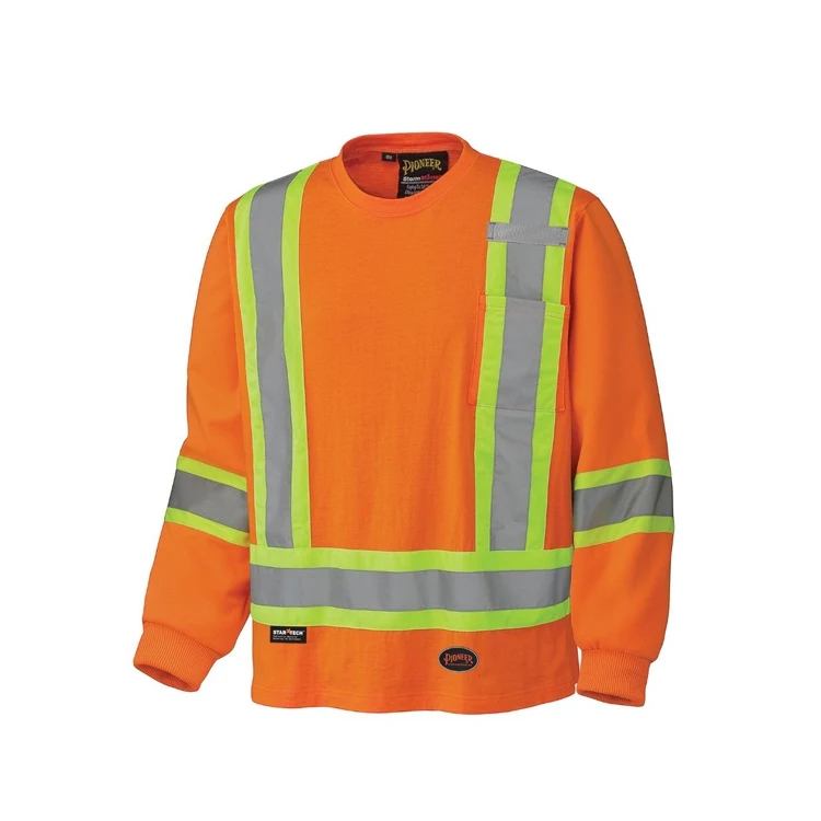 Custom safety t shirts construction reflective safety clothing
