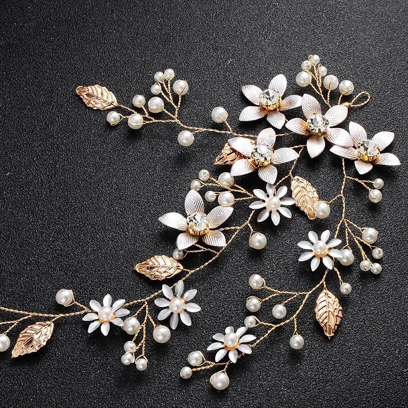 Bridal Hair Accessories Jewelry Handmade Headpieces  flower  Wedding Hair vine