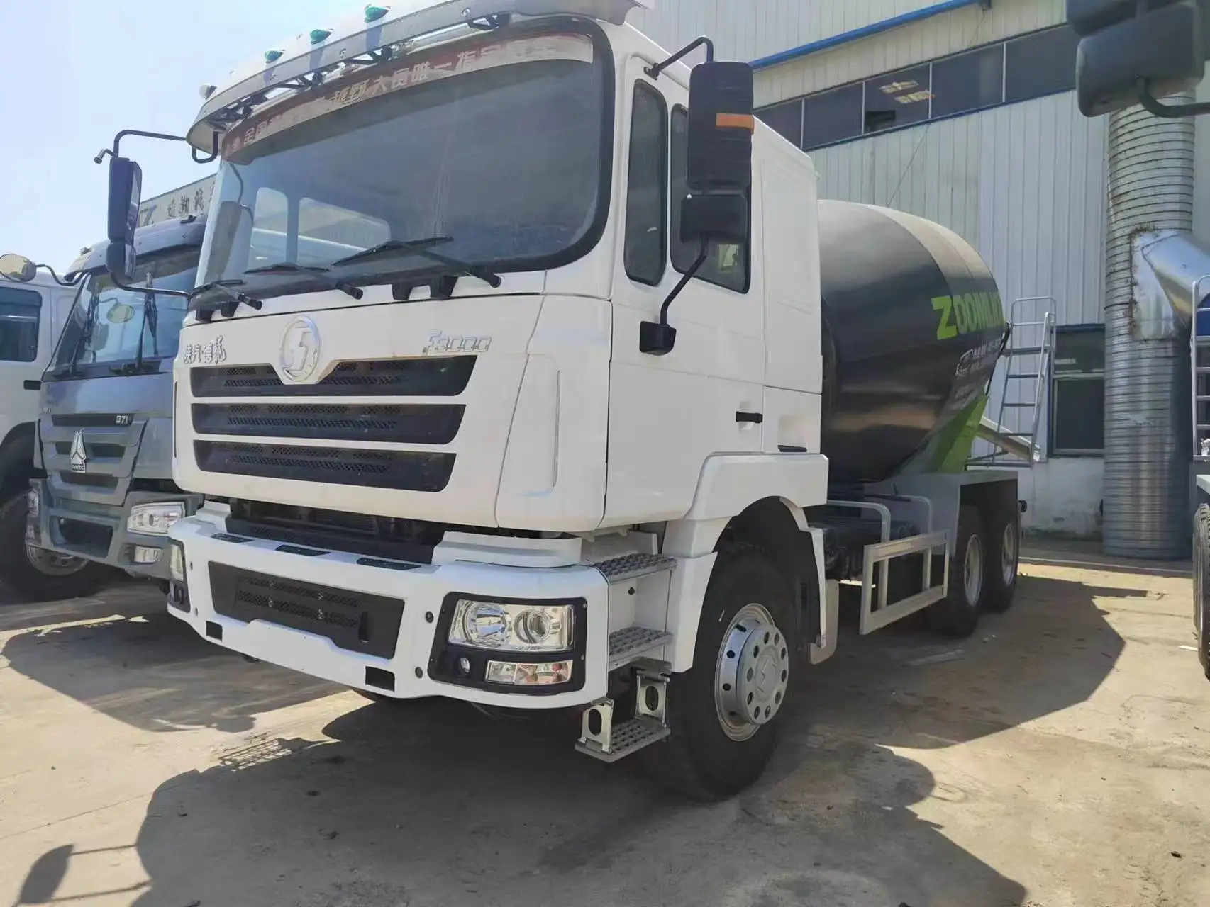 Used Shacman Mixer Truck Second Hand 10 Wheelers Shacman Mixing Truck