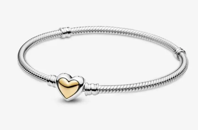 Fast shipping in stock wholesale 100% 925 sterling silver charm bracelets jewelry for women gift