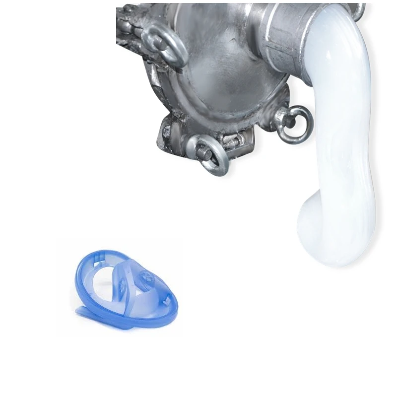 Customized liquid silica gel vacuum mask covers silicone breath gas valve mask respirator rubber products