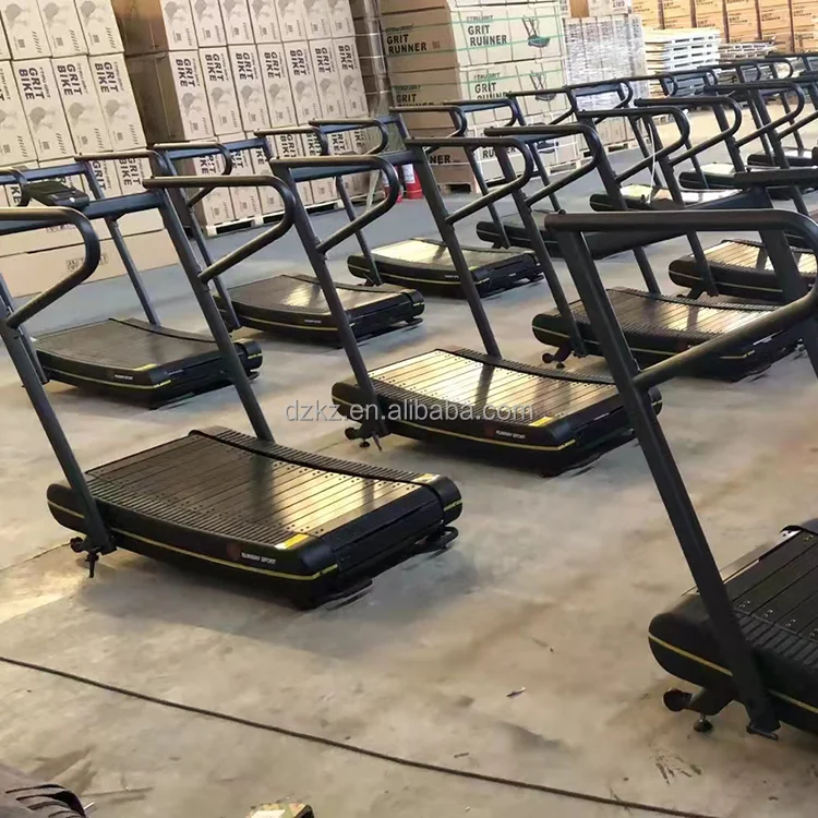 Commercial Fitness Non-motorized Speed Fit Woodway Treadmill Self-generated Curved Treadmill