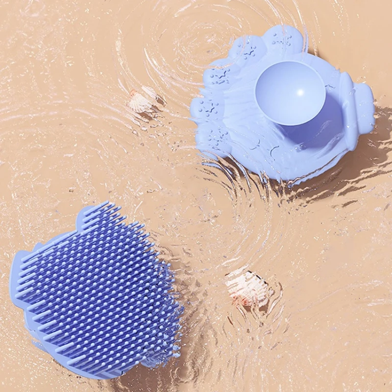 New Product Body Ball Scrubber Silicone Body Scrubber Belt Baby Bath Shower Brush BATH BRUSH