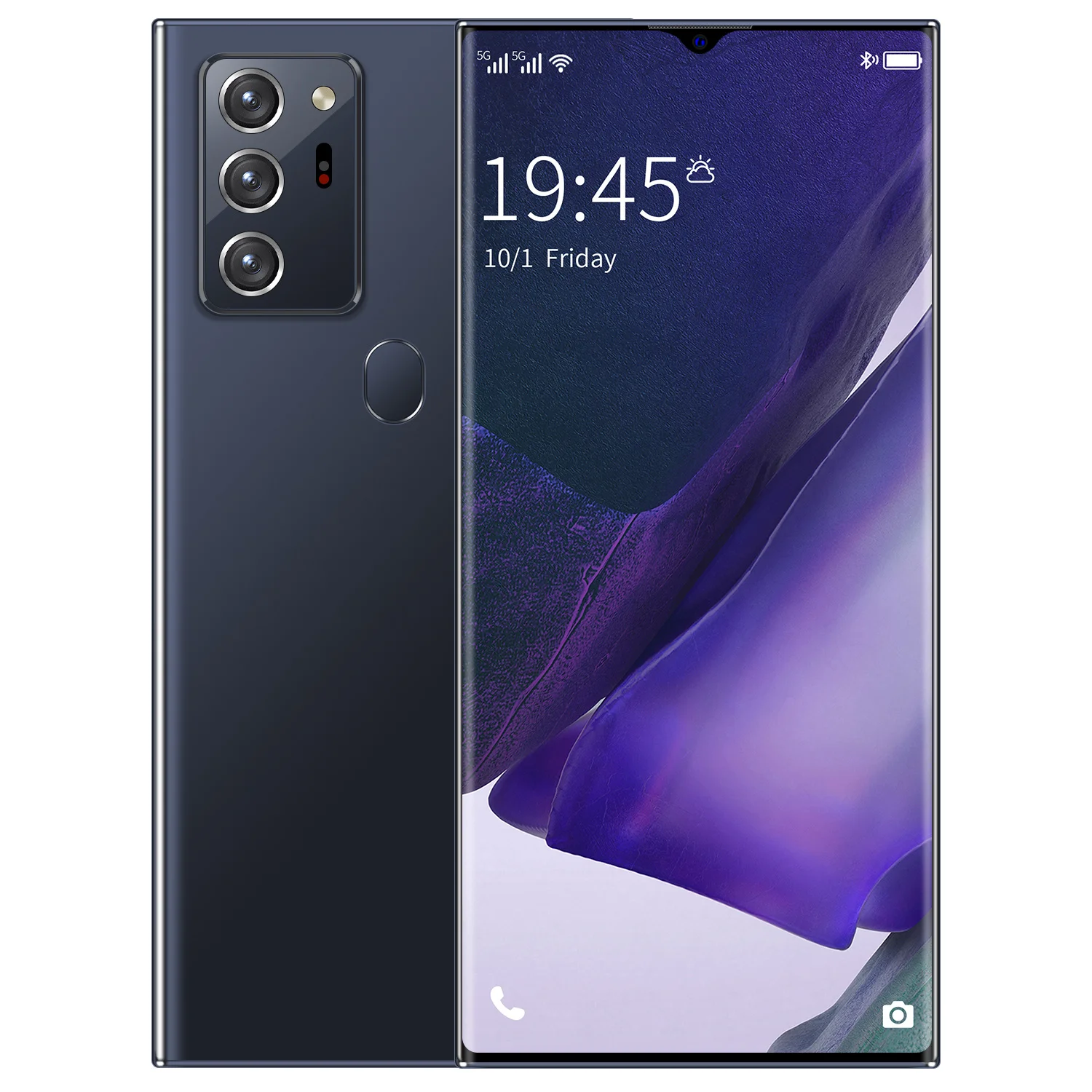 
Note30+ 12gb 512gb Dual SIM Card Support facial recognition Android10.0 5G Smartphone Mobile phone 