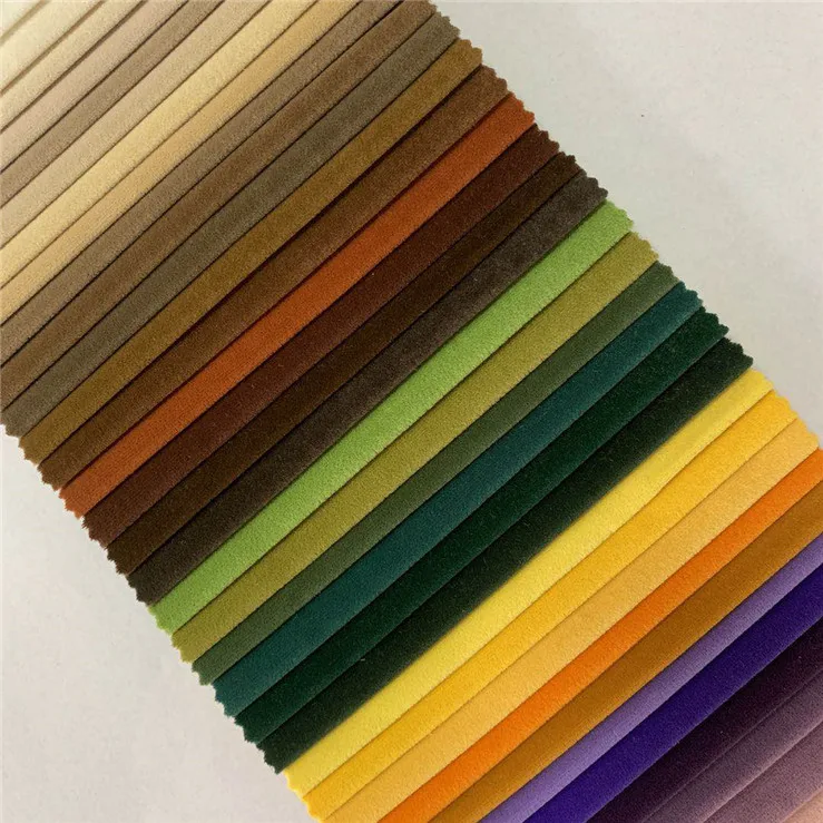 Well priced 100% polyester plain dyed knitted thick upholstery fabric tablecloth