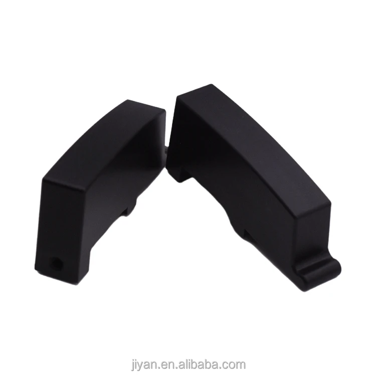 Компоненты высокоточного оборудования черные анодированные алюминиевые фрезерные детали компоненты с приподнятыми краями