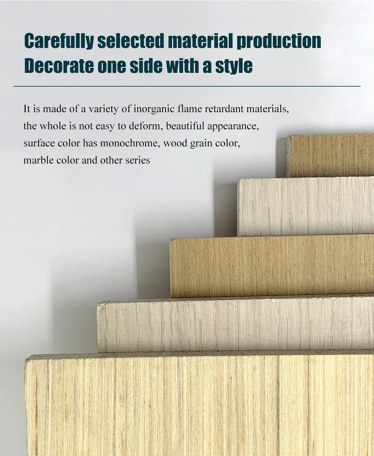 Manufacturers supply fire-retardant plywood A grade engineering base fire-retardant multilayer board