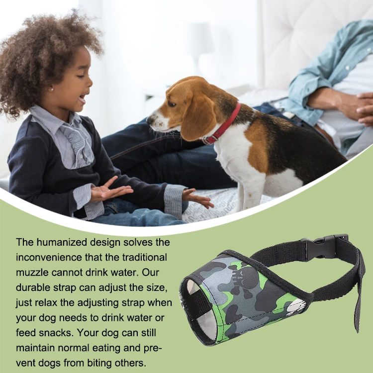 Famicheer Custom Puppy Cloth Muzzle to Stop Eating Everything Dog Mouth Muzzle for Sale