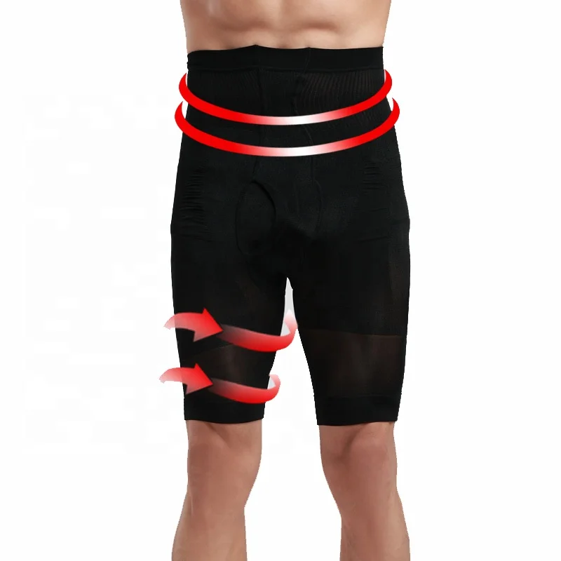 Мужские шорты для похудения, тренировочные компрессионные штаны