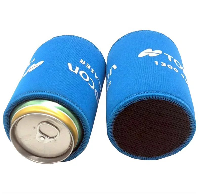 330 Ml 375 Ml Drink Barrel Cooler Outdoor Party Cooler Can Shape Neoprene Flat Can Beer Cooler Stubby Holder With Nonslip Base