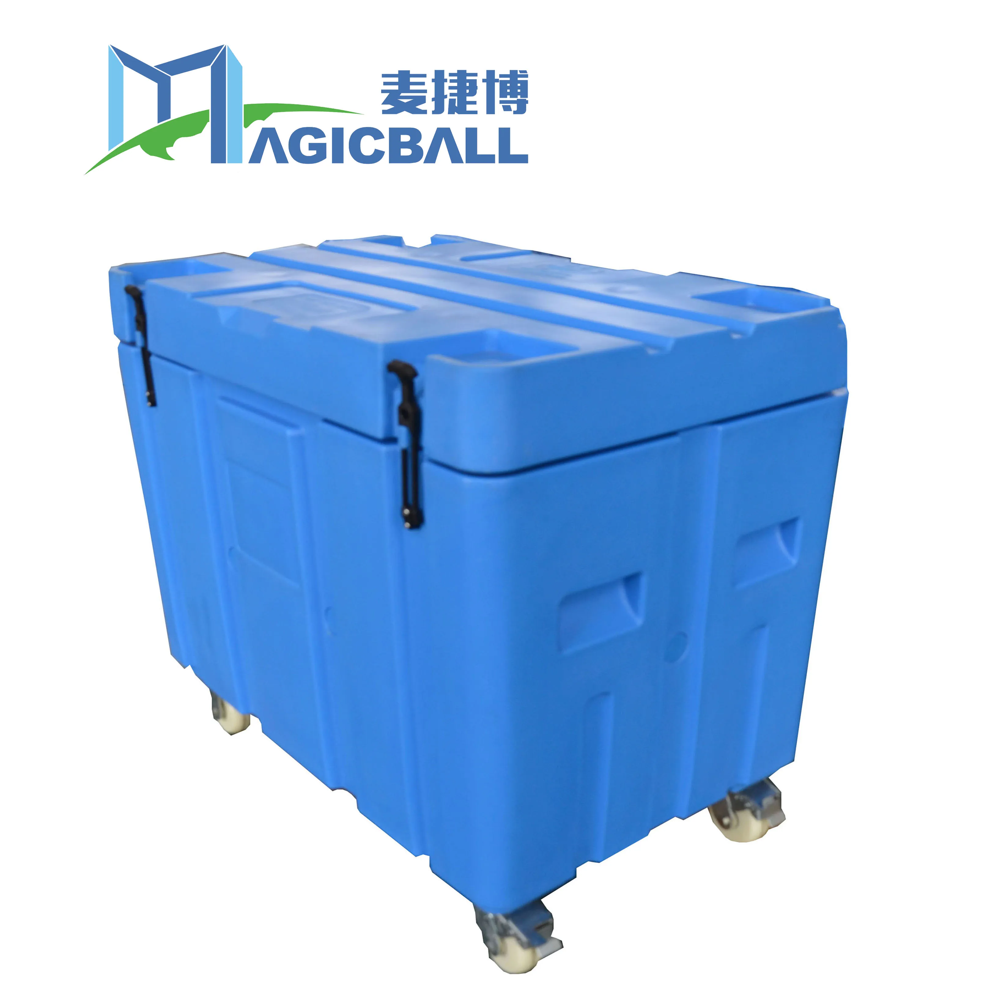insulated fish containers/tube ice bin/icemaker with storage container