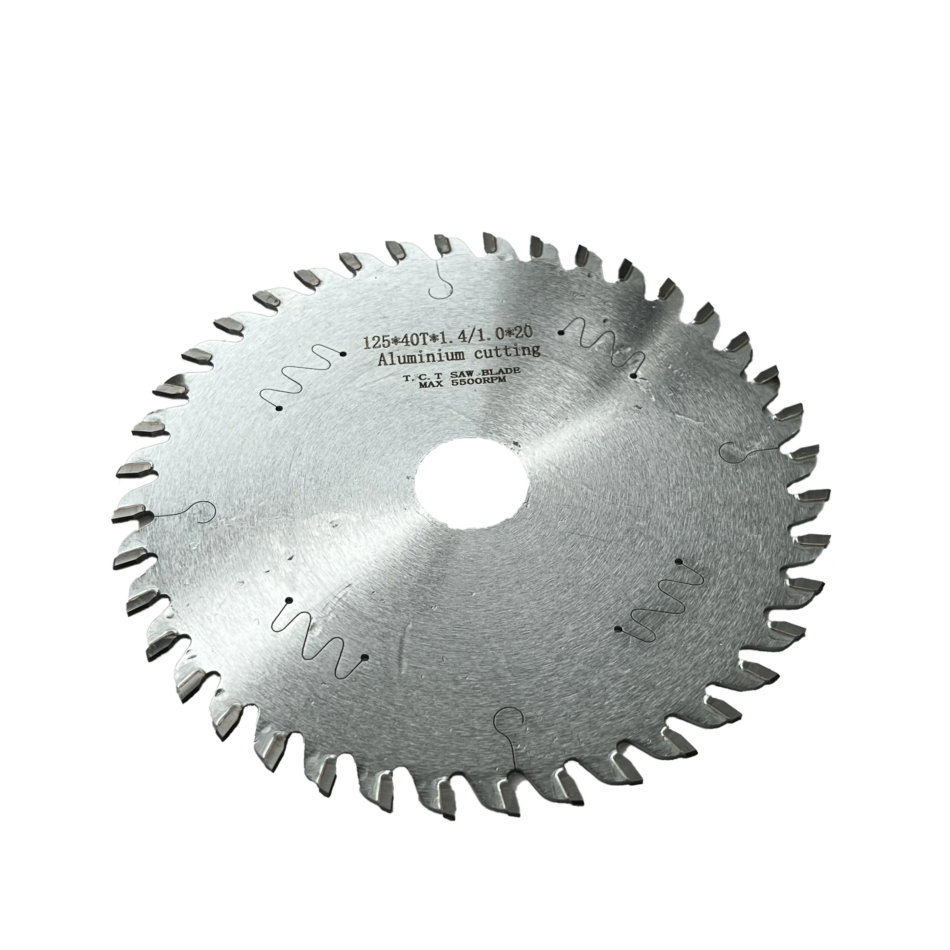 Japan quality 125mm 5inch aluminium profile sheet cutting circular saw blade