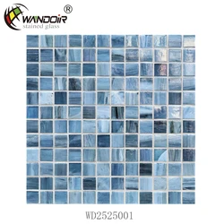 Стеклянная мозаичная плитка для кухни, роскошная плитка для ванной комнаты, мозаичная плитка смешанного дизайна из стекла, витражные листы