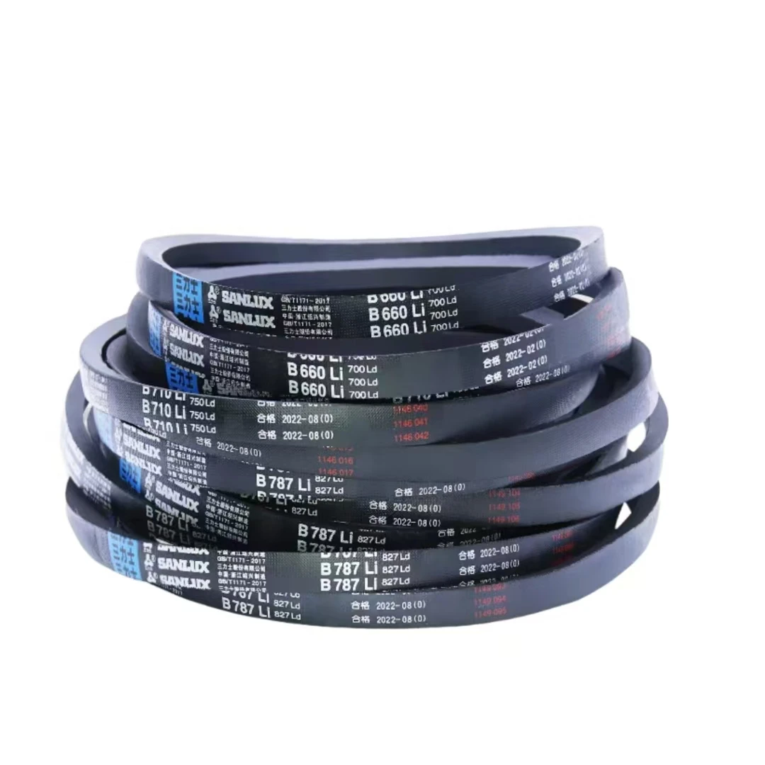 High Transmission Efficiency Industrial Power Transmission V Belt B Type Rubber Pulley Belt Rubber V Belt