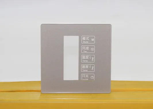 
Hot Selling OEM Temperature Regulated Tempered Glass Panel for Air Conditioning Equipment 