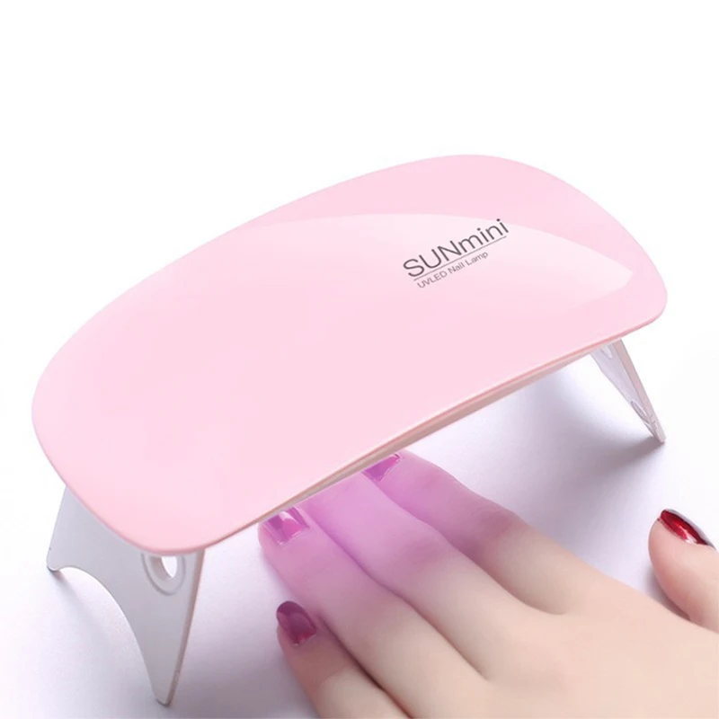 Foldable Portable Mini LED UV Mouse Home Use Nail Polish Gel Fast Drying Nail dryer Light therapy Machine