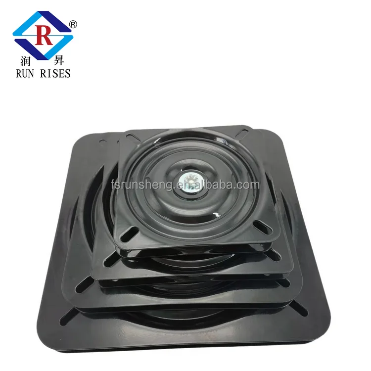 A02  Cold Rolled Steel lazy susan turntable Kitchen Rotating Display Plate Table Hardware  chair swivel mechanism
