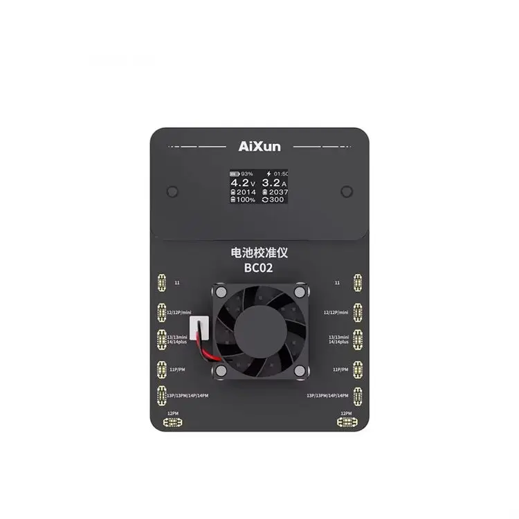 Китай оптовая продажа калибратор Aixun BC02 двухканальный Аккумулятор для iPhone11-14PM
