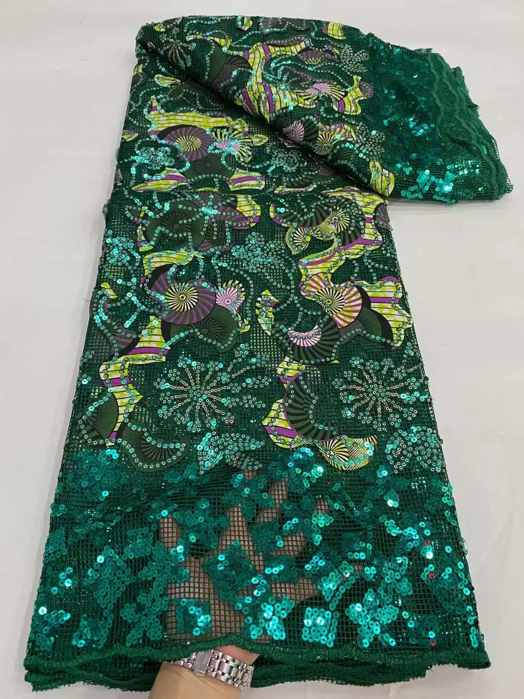 VDP0207-16 net lace embroidery luxury lace fabric