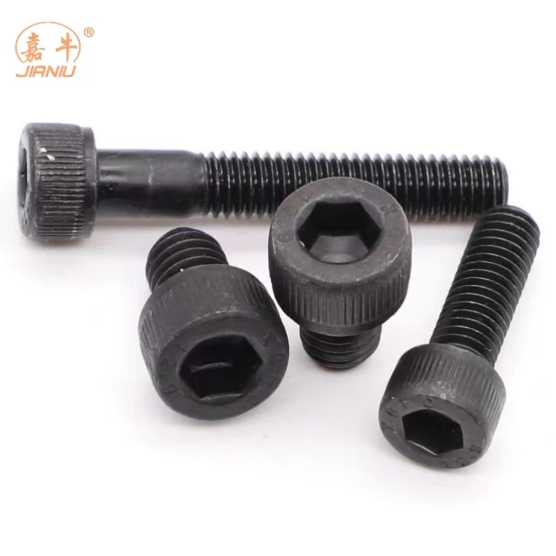 Black color 12.9 Grade inner hexagon cylinder head bolt